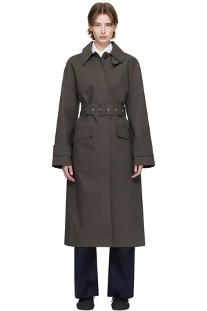 STUDIO NICHOLSON Khaki Innis Trench Coat