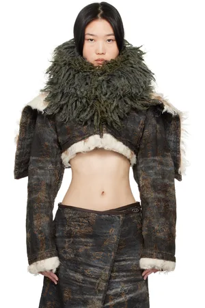 Diesel Khaki & Gray K-Walt Snood Scarf