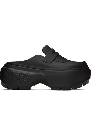 Crocs Black Stomp Slip-on Loafers