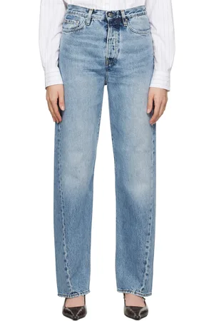 Totême Blue Twisted Seam Jeans