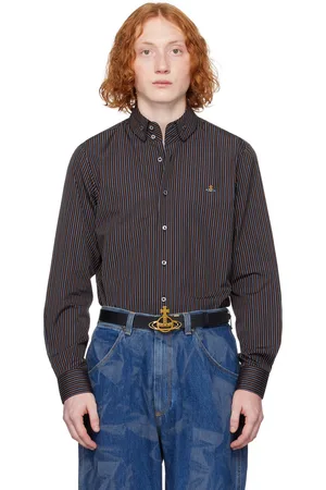 Vivienne Westwood Navy Two Button Krall Shirt