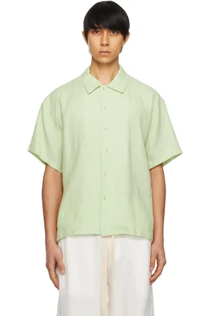 COMMAS Green Dropped Shoulder Shirt