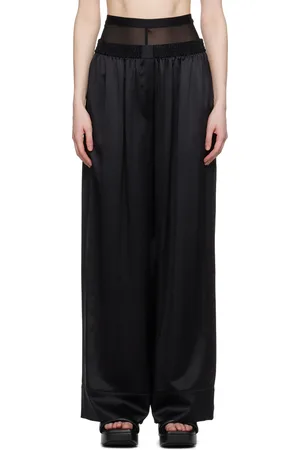 Alexander Wang Black Layered Boxer Trousers