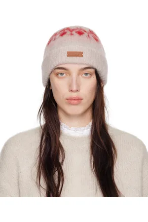 Isabel Marant Beige & Pink Darana Beanie