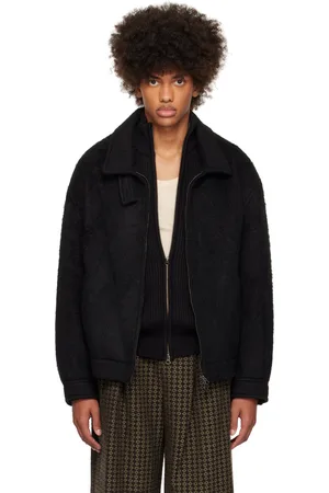 AMOMENTO Hairy Oversized Zip-Up Jacket