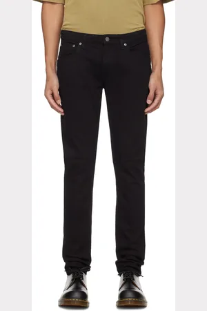 Nudie Jeans Black Skinny Lin Jeans