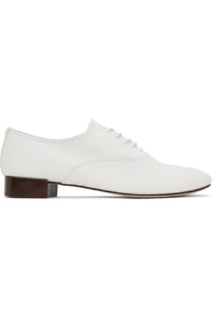Repetto White Zizi Oxfords