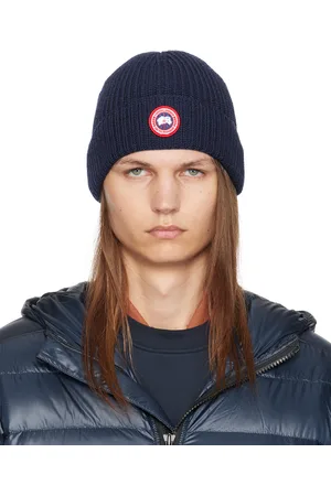 Canada Goose Navy Rib Beanie