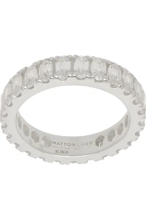 Hatton Labs Silver Elliptical Eternity Ring