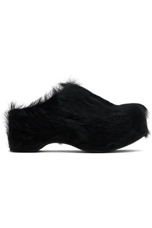 Marni Black Sabot Loafers