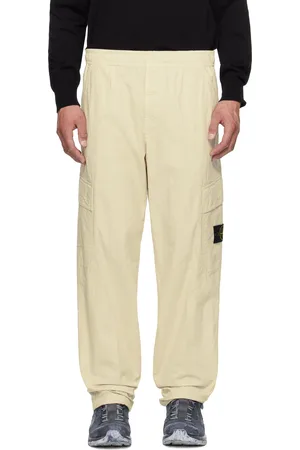 Stone Island Beige Mil-Spec Stretch Ripstop Cargo Pants