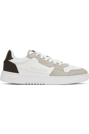 Axel Arigato White & Taupe Dice Lo Sneakers