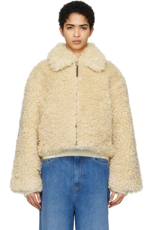 Axel Arigato Beige Dakota Faux-Shearling Jacket
