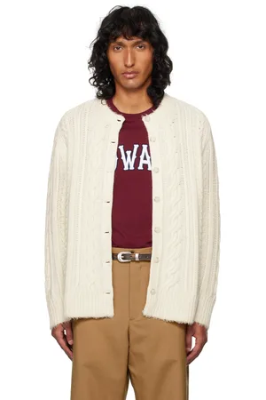 Guest In Residence Off-White Rossella Cable Cardigan