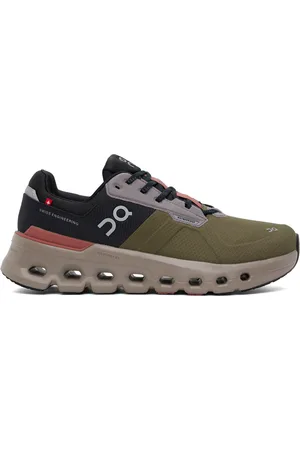 On Running Khaki & Black Cloudrunner 2 Waterproof Sneakers