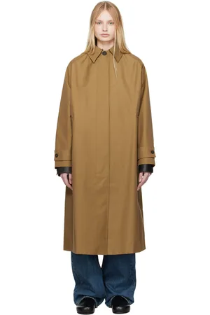 STUDIO NICHOLSON Tan Holin Trench Coat