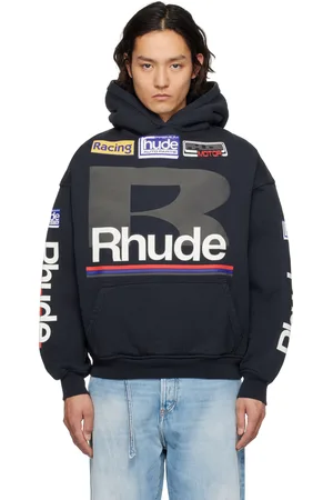Rhude Black Petrol Patch Hoodie