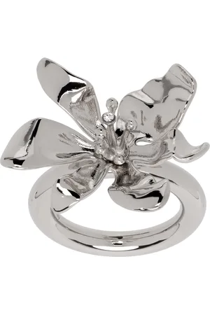 Acne Studios Silver Flower Ring