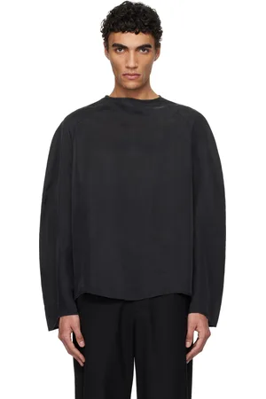 AMOMENTO Gray Raglan Cupro T-shirt