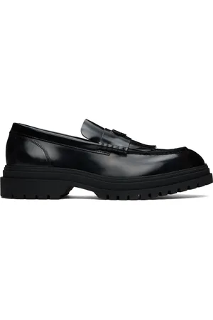 Fred Perry Black B5316 Loafers