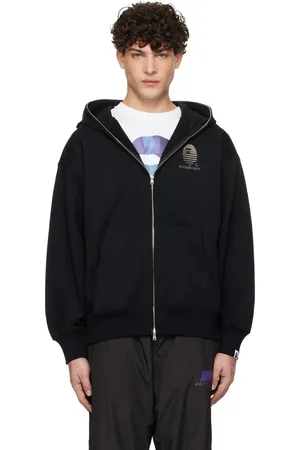 BAPE Black Tiger & Dragon Relaxed Fit Full Zip Hoodie