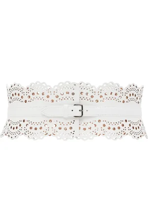 Alaïa White Openwork Bustier Belt