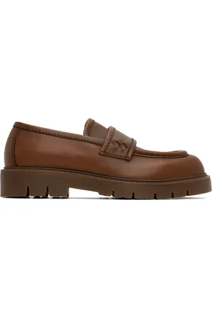 Bottega Veneta Brown Haddock Loafers