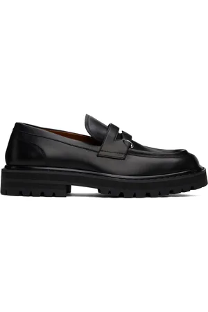 Marni Black Leather Piercing 2.0 Chunky Loafers