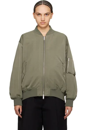 STUDIO NICHOLSON Khaki Kora Bomber Jacket