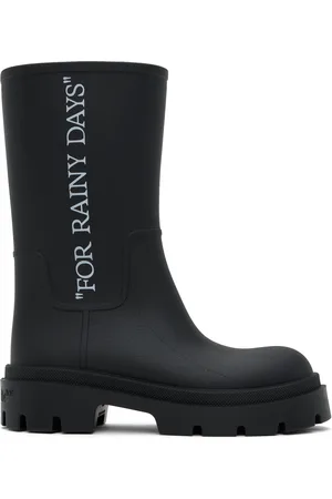 OFF-WHITE Black Reboot Rainy Days Boots