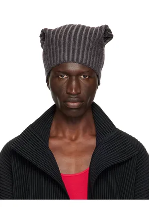Issey Miyake Brown Ronan Bouroullec Edition RB_Drawing Beanie
