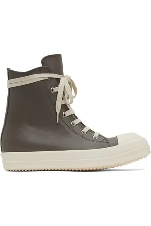 Rick Owens Gray Hollywood Sneakers