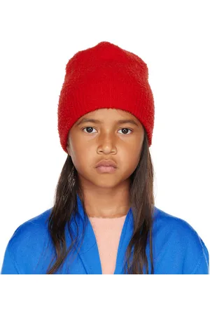 The Row Kids Red Elix Beanie