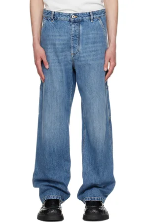 Bottega Veneta Blue Faded Jeans