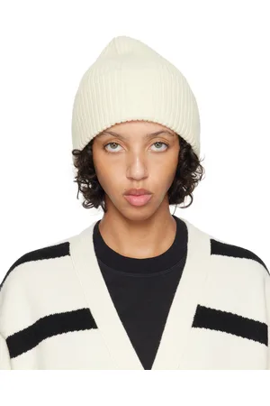 Axel Arigato White Signature Beanie