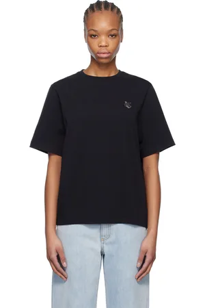 Maison Kitsuné Black Bold Fox Head Patch Comfort T-shirt