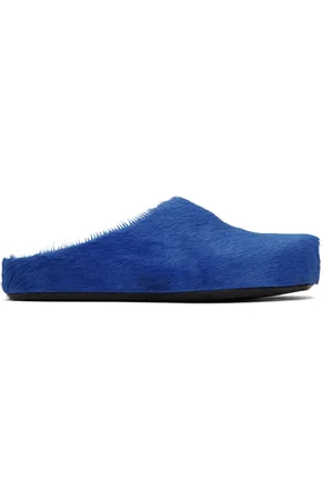 Marni Blue Fussbett Sabot Loafers