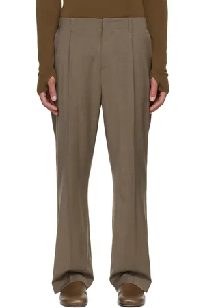 LE 17 SEPTEMBRE Wool Belted Trousers