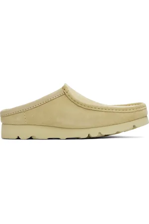 Clarks Beige Wallabee Slip-on Loafers