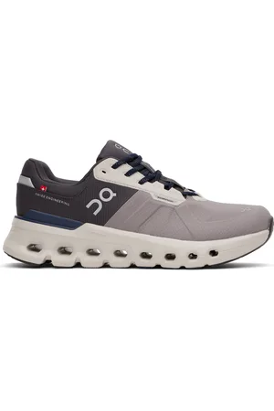 On Running Gray Cloudrunner 2 Waterproof Sneakers