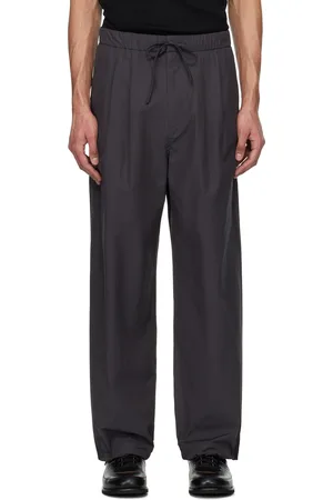 AMOMENTO Gray Drawstring Trousers