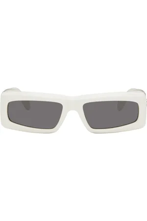 Palm Angels White Yreka Sunglasses