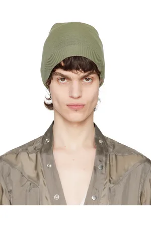 Rick Owens Green Hollywood Medium Beanie