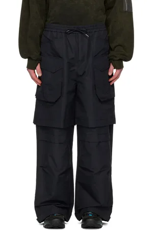 JUUN.J Nylon Detachable Zip-Off Cargo Pants