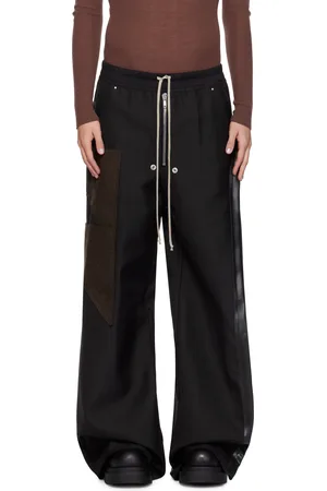 Rick Owens Black Porterville Wide Bela Trousers
