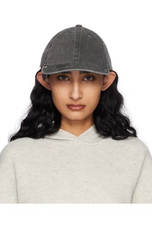 Acne Studios Black Twill Pendant Cap