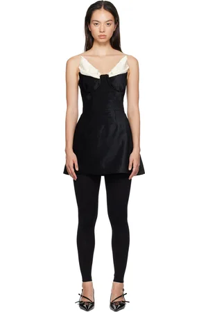 Shushu/Tong Black Bustier Minidress