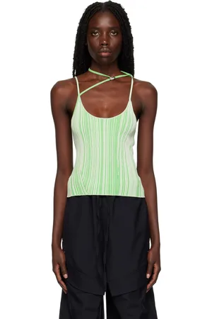 Paris Georgia Green Asymmetric Tank Top