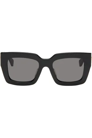 Bottega Veneta Black Classic Square Sunglasses
