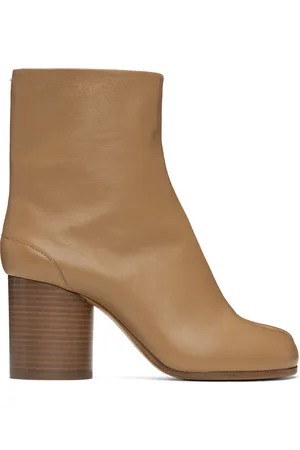 Maison Margiela Tan Tabi Ankle Boots